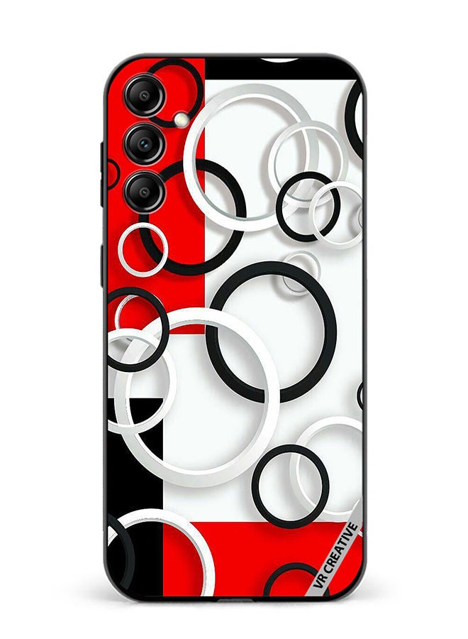 VR CREATIVE Protective Case Cover For Samsung Galaxy A34 Colorful Circle Design  Multicolour - Image 1