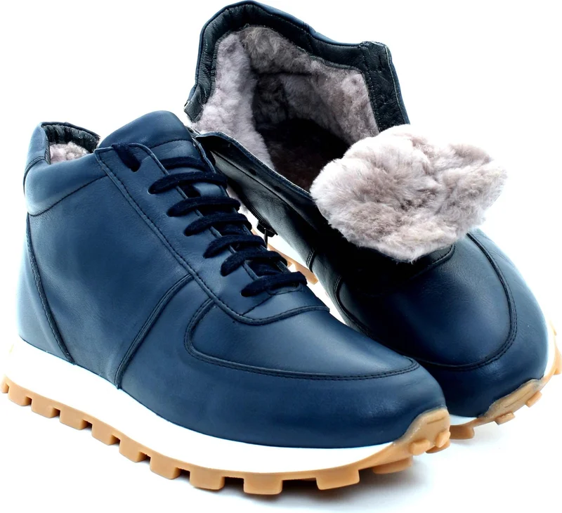 Fast Step Leather Fur Men's Classic Boots 154KMA1708