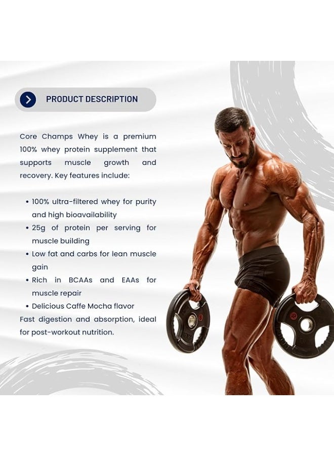 CORE CHAMPS WHEY PROTEIN 5LBS/2.27KG - TOFFEE CARAMEL - Image 5