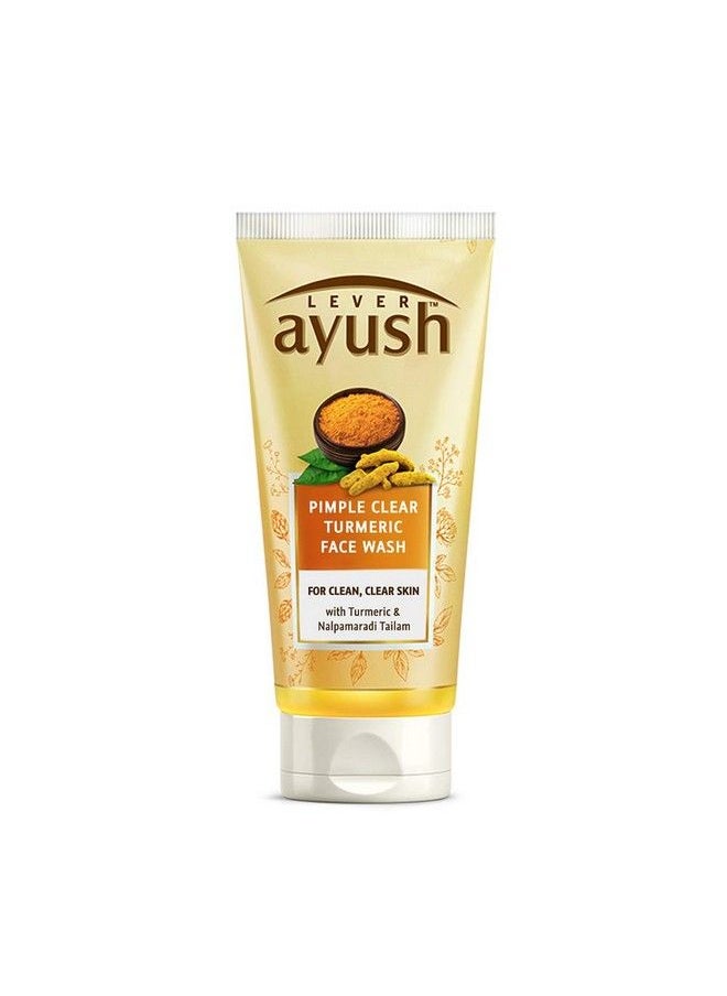Lever Ayush - Ayush Anti Pimple Turmeric Face Wash 80G - Image 1