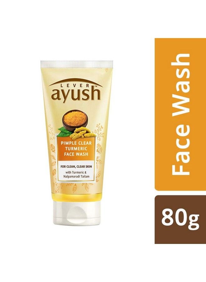 Lever Ayush - Ayush Anti Pimple Turmeric Face Wash 80G - Image 1