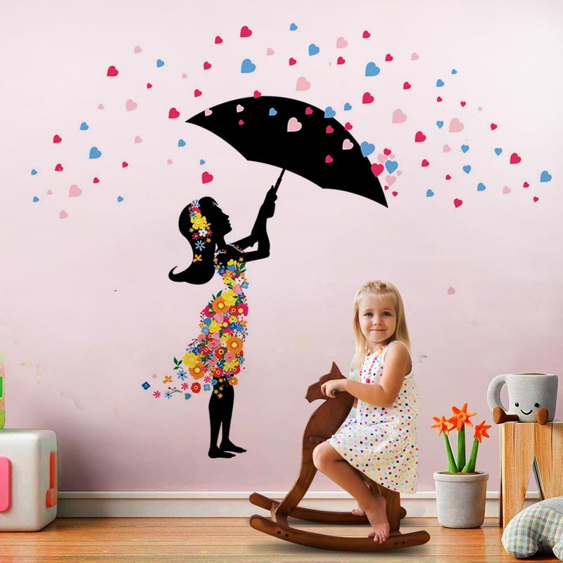 DEKOSH Baby Girl Nursery Decor | Peel & Stick Decorative Wall Decals for Teen Girl Bedroom - Image 2