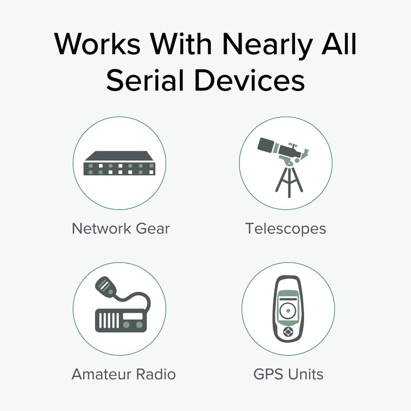 Plugable محول USB إلى تسلسلي متوافق مع ويندوز وماك ولينكس (موصل ذكر RS-232/DB9 DTE، شريحة Prolific PL2303GT) - Image 2