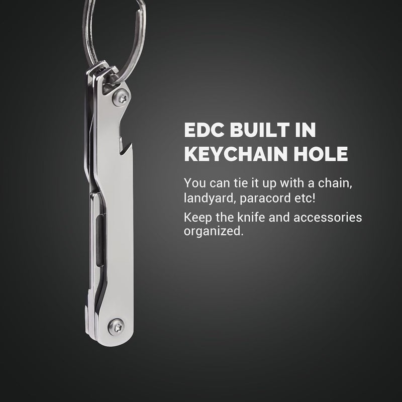 edcfans Folding Scalpel Knife, Small Pocket Knife for Men with 10pcs Surgical Replaceable Blades #11, EDC Utility Knives, Outdoor Edge Knives for Hunting, Skinning - Image 4
