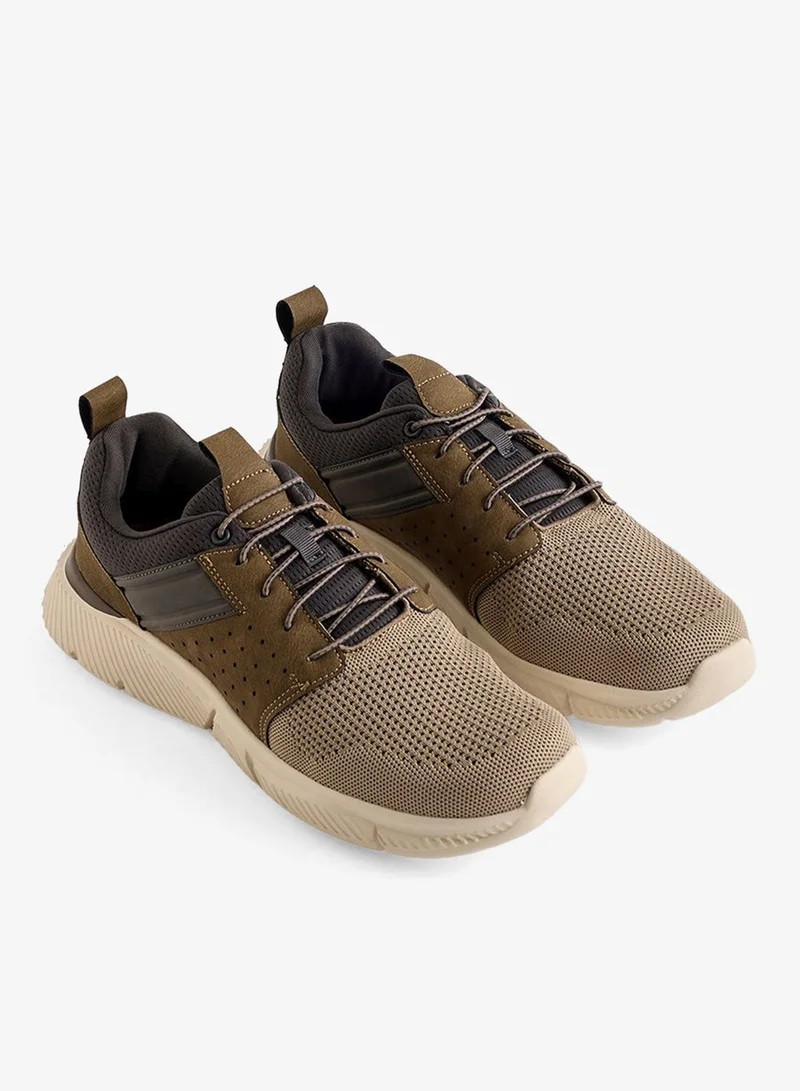 Redtag Men Brown Slip On Sneakers