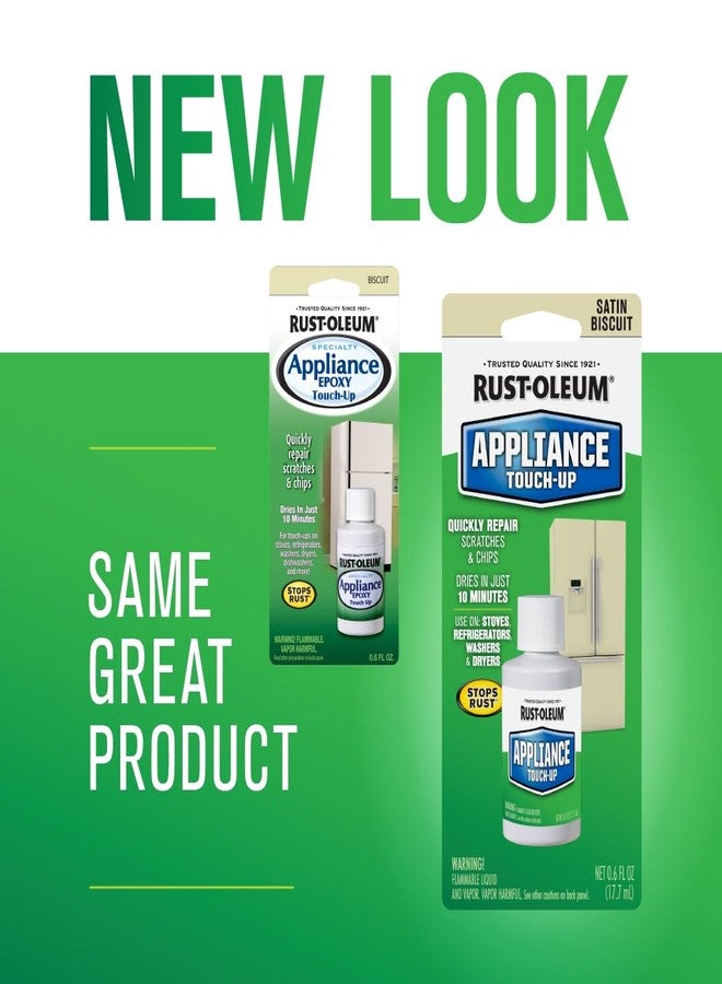 Rust-Oleum 203002 Specialty Appliance Touch Up Paint, 0.6 Oz Bottle, Biscuit, Solvent Like, Liquid, 0.6 Fl Oz (Pack of 1) - Image 2