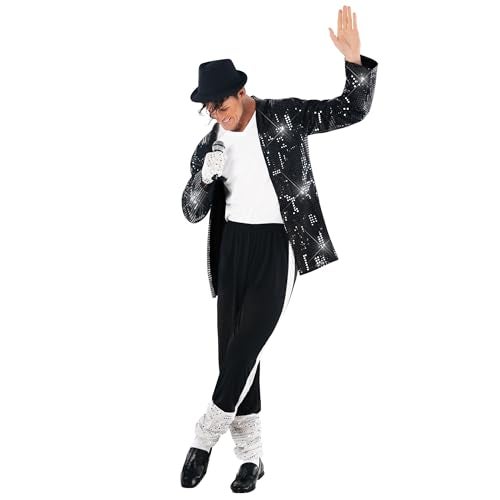 Morph Popstar Costume, 80s Costumes For Men, 90s Retro Outfits, Halloween Costumes For Adults, Halloween Costume For Men, X-Large - Image 4