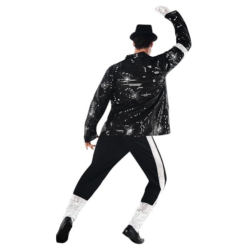 Morph Popstar Costume, 80s Costumes For Men, 90s Retro Outfits, Halloween Costumes For Adults, Halloween Costume For Men, X-Large - Image 5