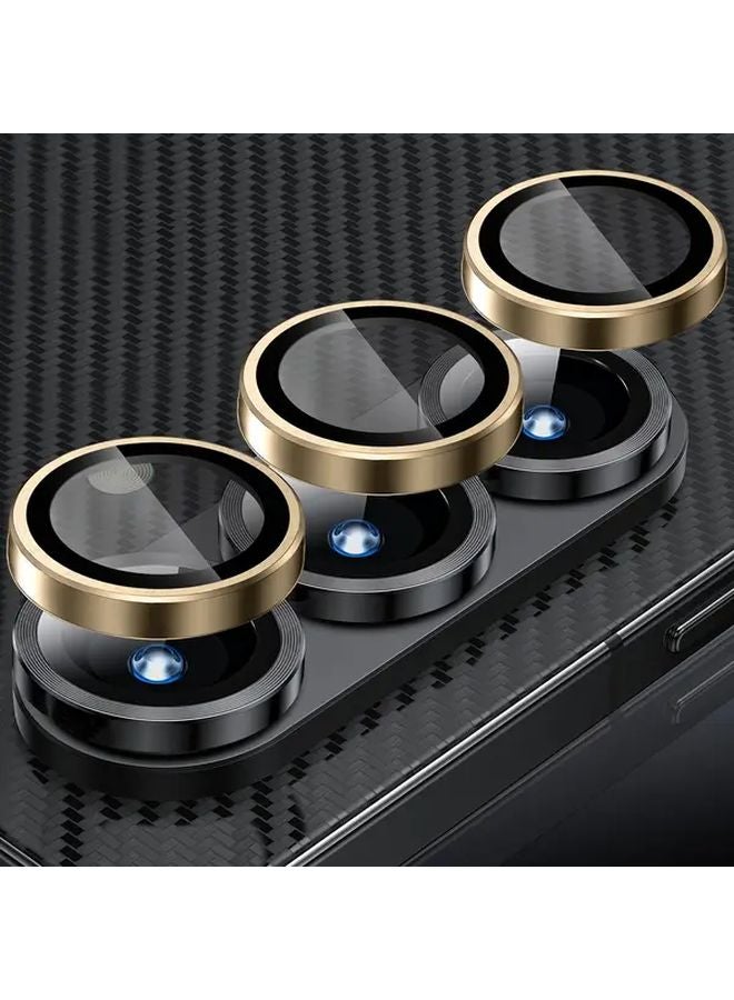 واقي عدسة الكاميرا الذهبي لسامسونج جالاكسي زد فولد 7 - متوافق مع غطاء الزجاج المقسى - Image 1