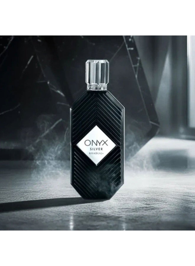 خدلج عطر أونيكس سيلفر أو دو بارفان 100 مل - Image 3