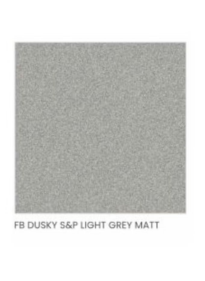 SOMANY FB Dusky S&P Light Grey Matt Ceramic Floor Tiles 600x600mm, 11 MM Thickness 1.44 SQM | Premium Elegant Light Grey Flooring, Matte & Polished Finish for Modern Interiors 