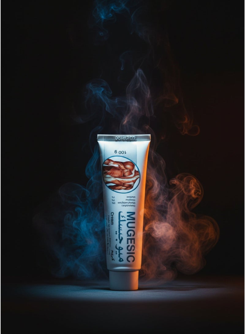 SPI Mugesic Fast Acting Massage Cream for Muscle Pain Relief - 100g - Image 2
