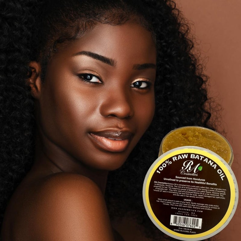 RA COSMETICS زيت باتانا للشعر 100% طبيعي من RA COSMETICS 2 أونصة - Image 3