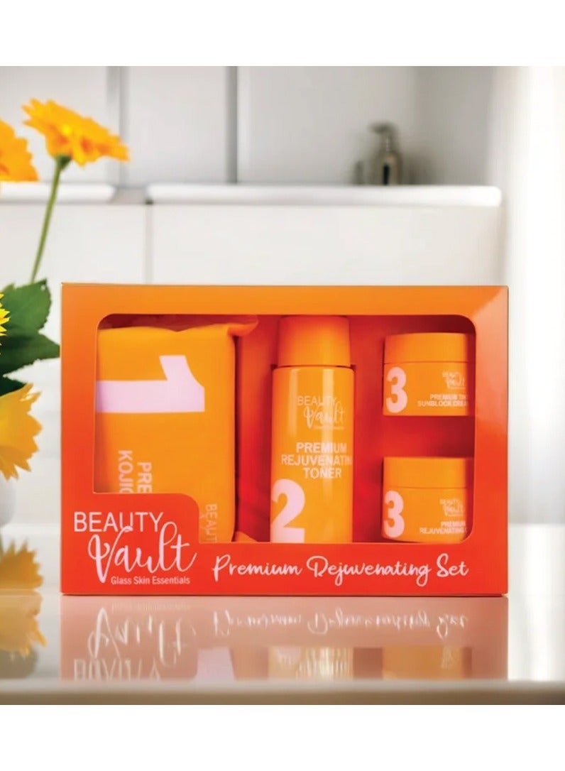 Beauty Vault Glass Skin Essentials Rejuvenating Set / Whitening Maintenance Set - Image 2
