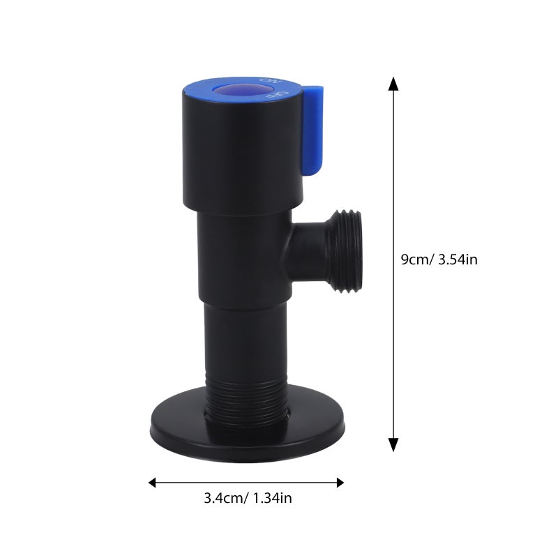 Toilet Stop Valve Bathroom Toilet Angle Valve Stainless Steel Water 3-way Shut Off Valve - Image 3
