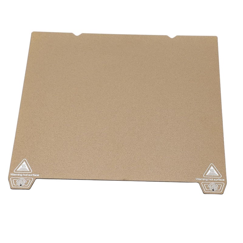 لوح طباعة من الفولاذ المرن من EVGATSAUTO، مغطى بطبقة PEI وPEO، بحجم 235x235 مم، مخصص لأجهزة Ender 5 S1 وEnder 3 V2، مزود بمقابض، ويدعم الطباعة على الجانبين. - Image 1