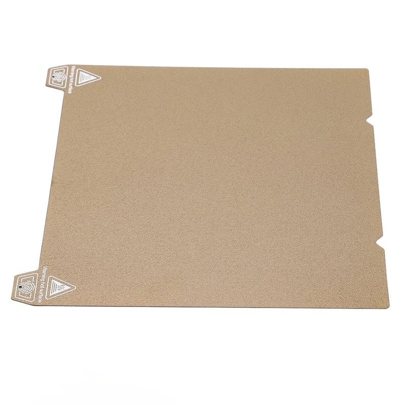لوح طباعة من الفولاذ المرن من EVGATSAUTO، مغطى بطبقة PEI وPEO، بحجم 235x235 مم، مخصص لأجهزة Ender 5 S1 وEnder 3 V2، مزود بمقابض، ويدعم الطباعة على الجانبين. - Image 2