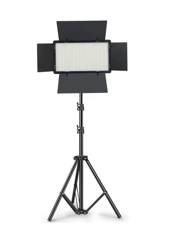 JAJEEK 3200K-6500K 600 LED Video Light Pro Photography Lamp – Adjustable Color Temperature for Studio Lighting, Makeup, TikTok, Vlog, Professional Video Recording – Large Light Board for Content Creators, YouTubers & Influencers – Perfect for Studio Setup - Image 4