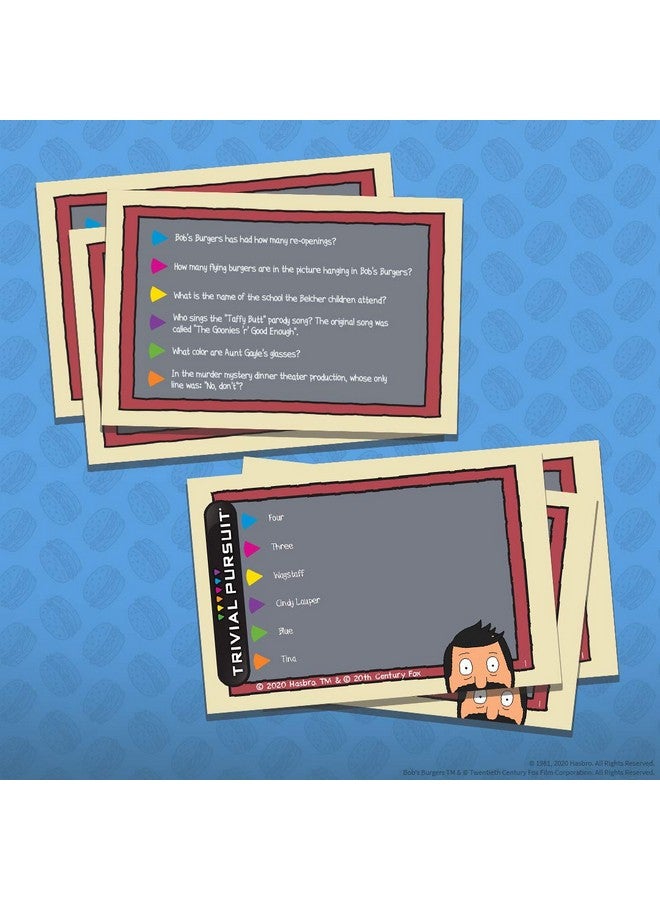 USAopoly USAOPOLY Trivial Pursuit Bob's Burgers (Quickplay Edition) | Trivia Game Questions from Bob's Burgers | 600 Questions & Die in Travel Sized Container | Officially Licensed Bob's Burgers Game - Image 3