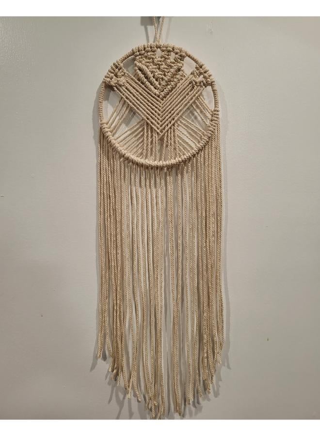 انتيكيانو مكرمية دريم كاتشر مصنوعة يدويا من القطن المنسوج بنمط بوهيمي - Image 1