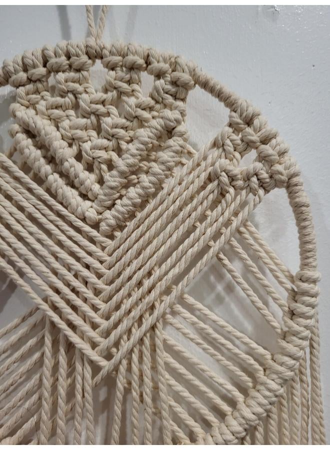 انتيكيانو مكرمية دريم كاتشر مصنوعة يدويا من القطن المنسوج بنمط بوهيمي - Image 4