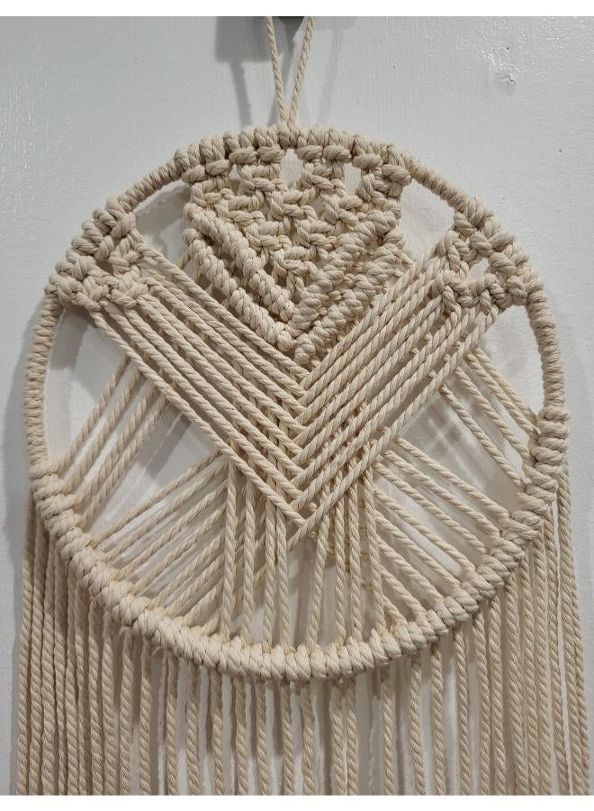 انتيكيانو مكرمية دريم كاتشر مصنوعة يدويا من القطن المنسوج بنمط بوهيمي - Image 2