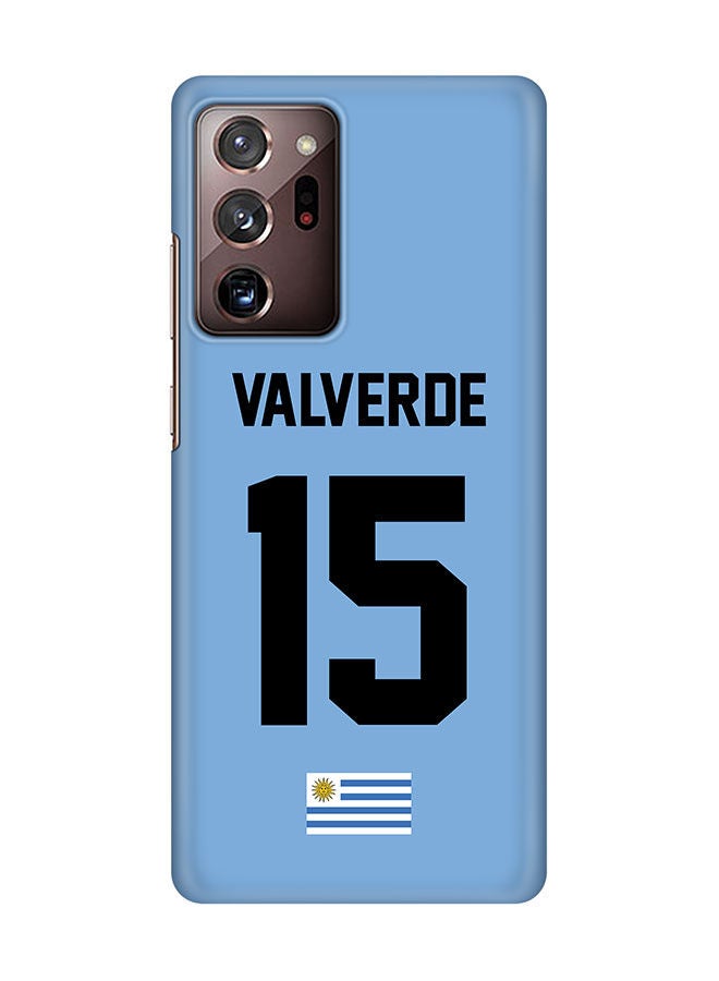 Stylizedd Slim Cover for Samsung Galaxy Note20 Ultra Case Snap Classic Series Mobile Cover Hard PC Shield Matte Finish Print -Uruguay-Player-Valverde - Image 1