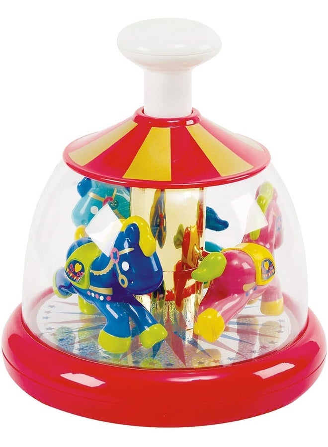 PLAYGO Push N Spin Carousel | Bright Multi-Colour Toy For Toddlers - Image 1