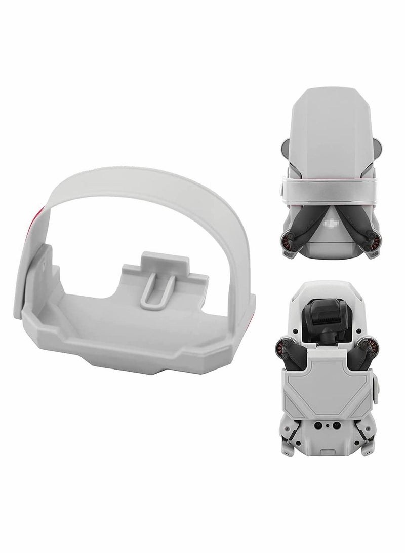 SYOSI for DJI Mavic mini, Mini 2, Mini SE Propeller Holder, Silicone Propellers Guard Strap Protector Stabilizer and Propellers Fixator, Props Blades Guard, Drone Accessories (Grey)  - Image 1