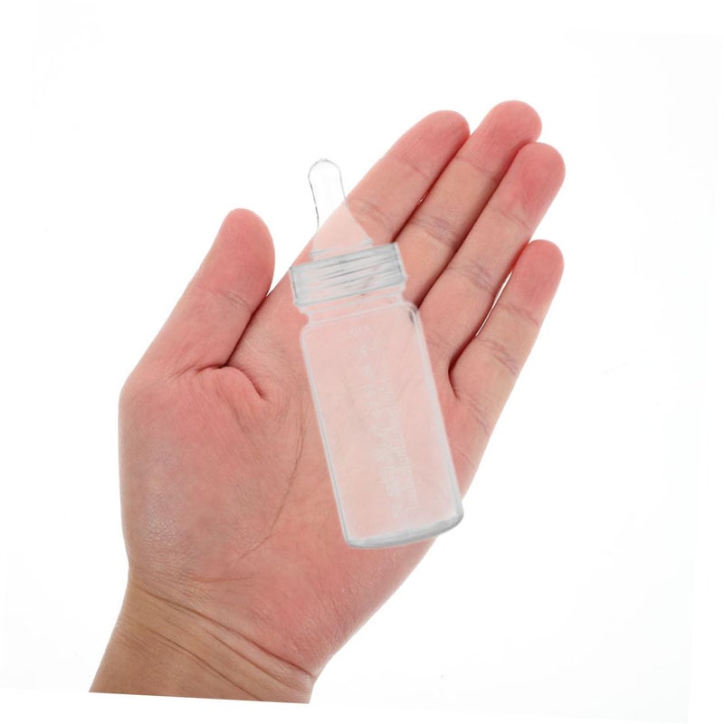 4 Pack Disposable Feeding Bottles with Measurement Scale Leak Proof Portable for Newborns Travel Hospital Nursery Use - Image 5