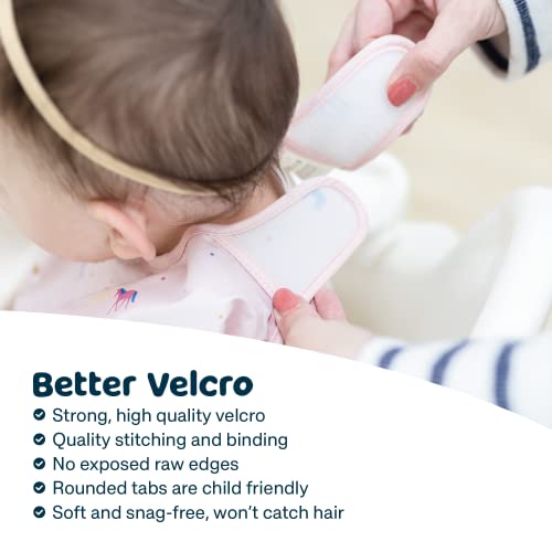 Tiny Twinkle Long Sleeve Bib for Babies & Toddlers – Waterproof Smock Bib for Eating – Machine Washable & Mess-Proof, Baby Feeding Essential & Shower Must-Have(Unicorn Confetti, 2-4Y) - Image 3