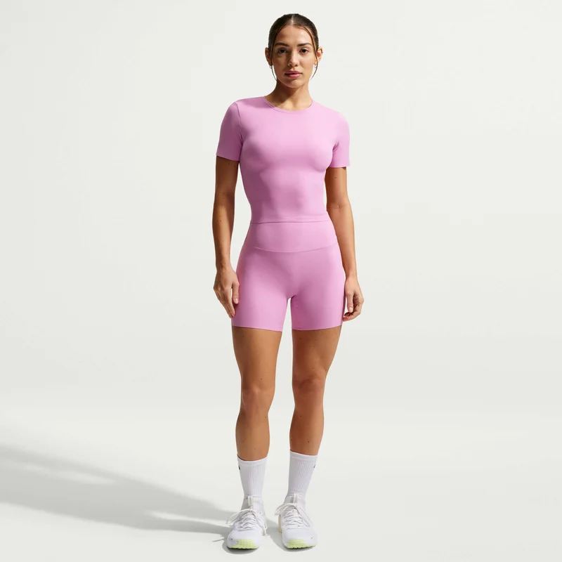 Nike Purple Women's Zenvy Dri-FIT Top for Women | Best Price UAE