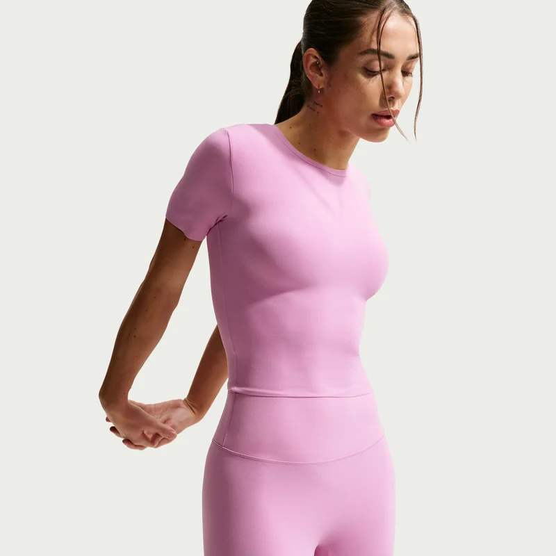 Nike Purple Women's Zenvy Dri-FIT Top for Women | Best Price UAE