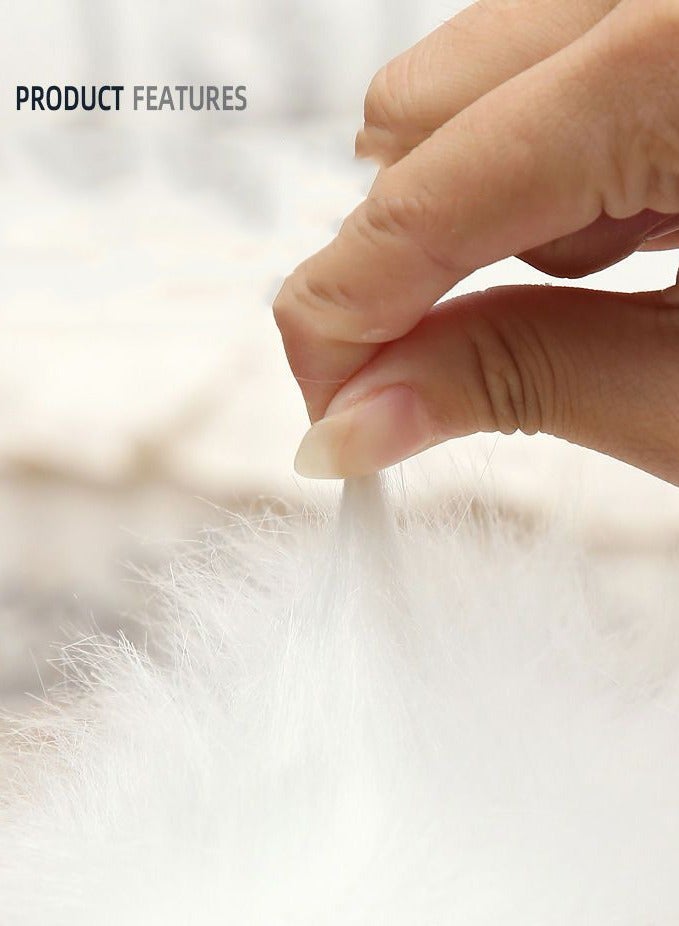 CityRiya-Long Kitchen Mats, Kitchen Rug Mats, Soft Fluffy Carpets, Living Room Area Rugs, Comfort Runner Rugs, Area Rug For Bedroom, 60x90CM Floor Carpet for Bedroom, Floor, Bathrooms, Sink, White Mats - Image 3