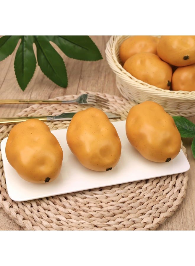 Gresorth 6pcs Artificial Potato Lifelike Fake Vegetable Home Kitchen Party Food Toy Decoration Model Props - Image 4