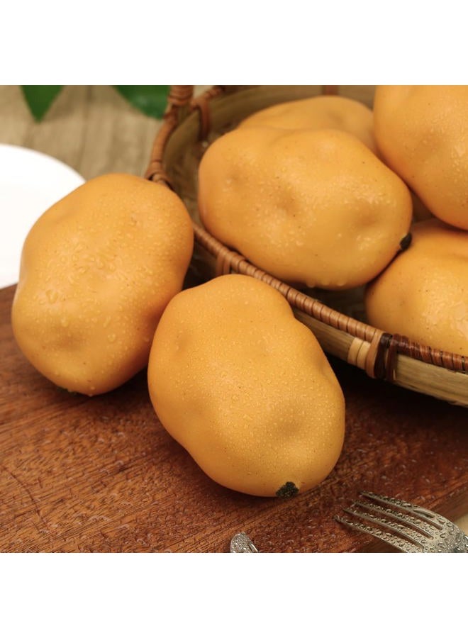 Gresorth 6pcs Artificial Potato Lifelike Fake Vegetable Home Kitchen Party Food Toy Decoration Model Props - Image 5