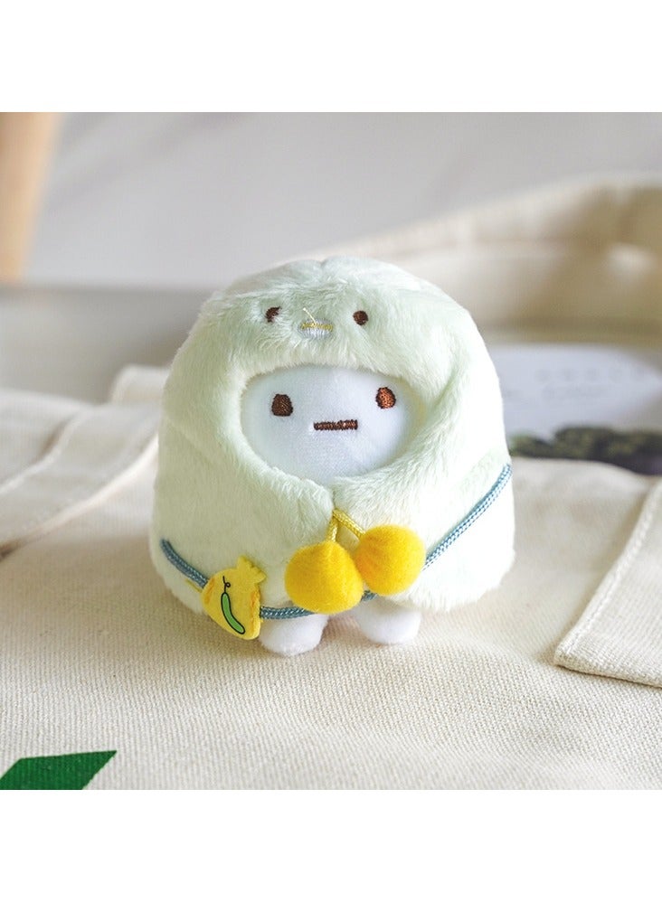 general Cute Corner Creatures Fried Shrimp Plush Keychain Doll, Cartoon Toy, and Bag Pendant