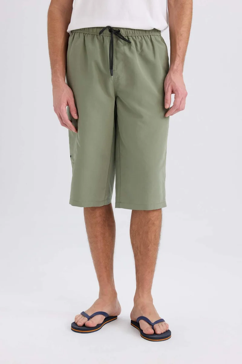 Defacto  Long Fit Swim Shorts for Men | Best Price UAE