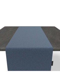 ART MOOD Blue Linen Runner  - Image 1