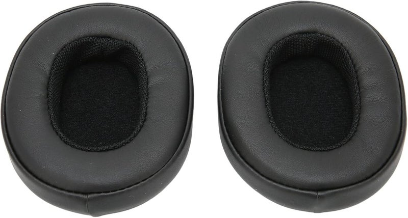 Denash وسادات أذن بديلة لسماعات Skullcandy Crusher 3.0 اللاسلكية / Hesh3، غطاء أكواب الأذن من الإسفنج الجلدي البروتيني، قطع إصلاح، وسادات سماعة الرأس (أسود) - Image 2