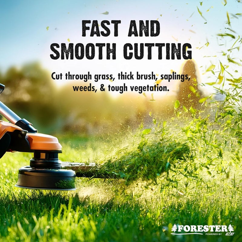 FORESTER Carbide Tip Brush Cutter Blade - 10in x 40 Teeth | Fits Most Straight Shaft Trimmers | Conversion Kit Sold Separately - Image 3