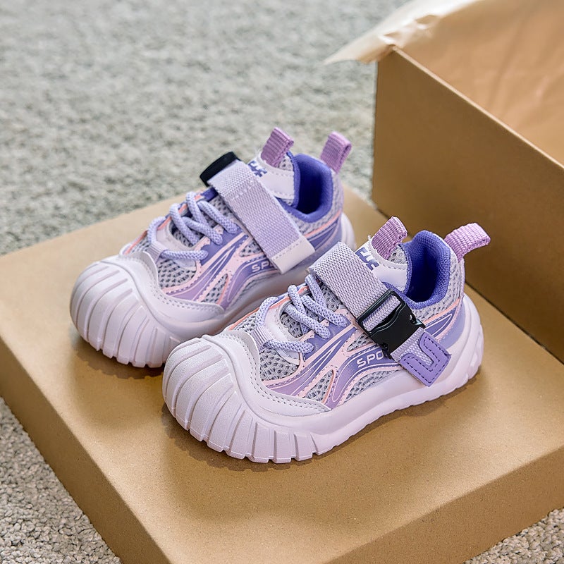 Mesh Sneakers Lightweight Flexible Sole Walking Shoes For Kids Indoor And Outdoor Activities - Image 4