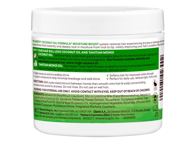 Palmer's Coconut Oil Moisture Gro Hairdress Jar 5.25 Ounce (155ml) - Image 5