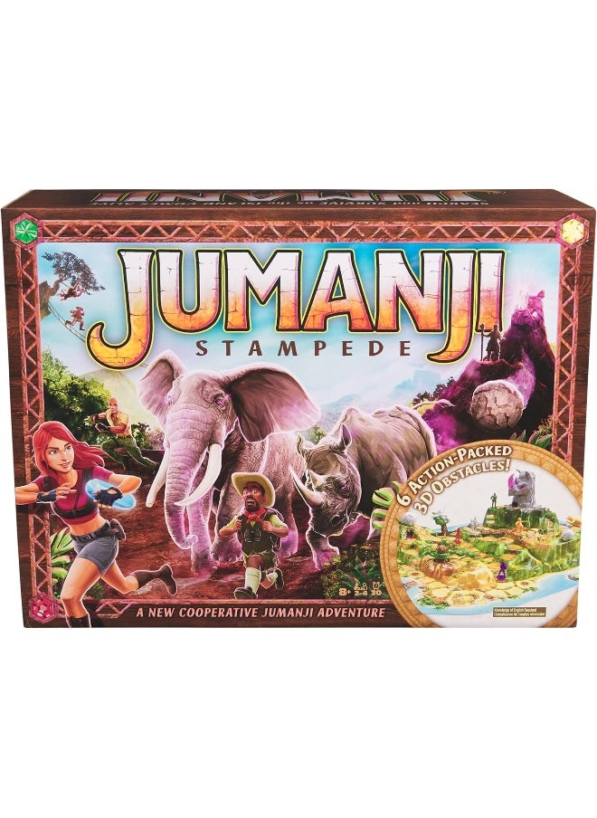 SPIN MASTER Spin Master Games Jumanji Stampede Cooperative Board Game  - Image 3