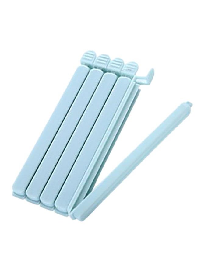 Thoraya 5pcs Sealing Clip Plastic Blue Reusable Eco Friendly Snack Bag Sealing Clip for Keeping Food Fresh  - Image 3