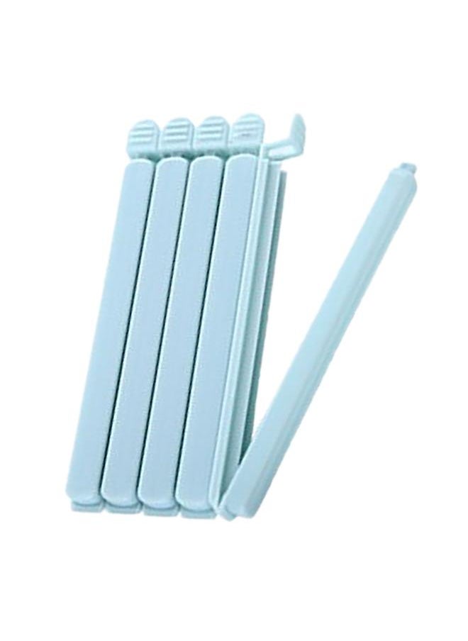 Thoraya 5pcs Sealing Clip Plastic Blue Reusable Eco Friendly Snack Bag Sealing Clip for Keeping Food Fresh  - Image 2