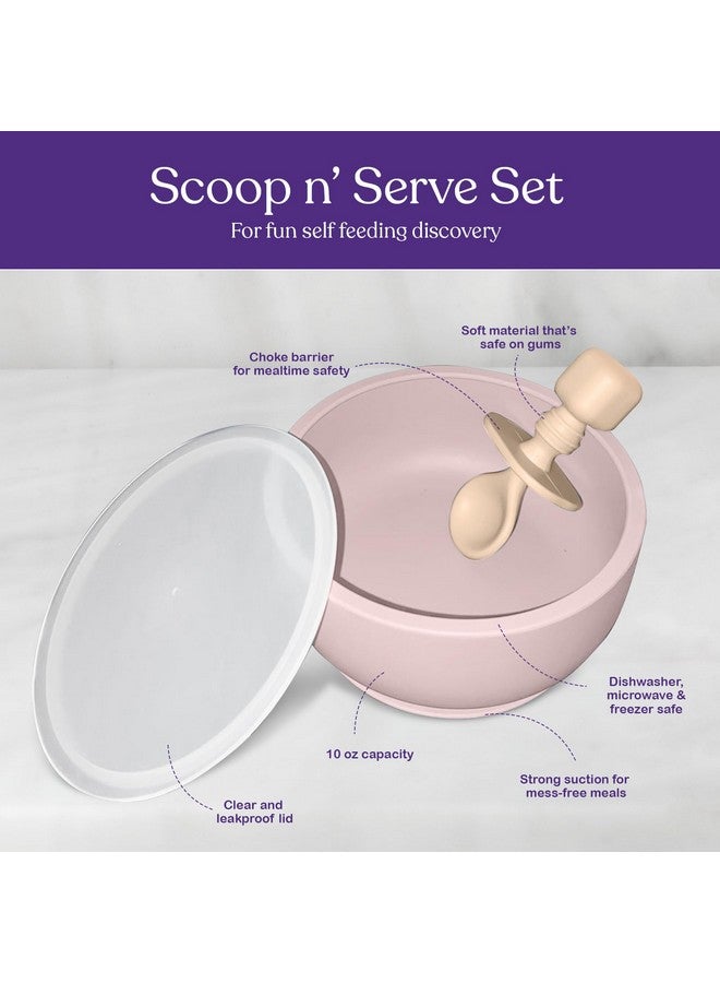 سبريك أساسيات تغذية الطفل، مجموعة تغذية الطفل من السيليكون، أوعية الأطفال 06 أشهر، أوعية شفط قوية جدًا للأطفال، خالية من مادة BPA، أوعية شفط مع أغطية وملاعق، الرضع والأطفال الصغار - Image 4