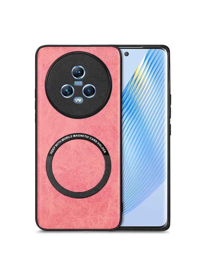 اس-توب جراب هاتف Honor Magic 5 من الجلد بلون سادة - Image 1