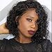 SeraphicWig Glueless Short Curly Bob Lace Front Wig 100% Brazilian Human Hair Pre Plucked With Baby Hair For Women (10 inch, 13x4 150% density) - Image 2