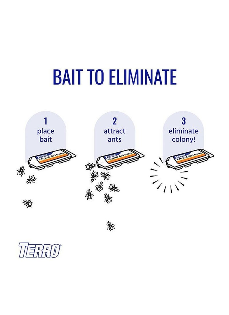 Terro - Terro Liquid Ant Baits, Kill Common Household Insects, Pre-Filled & Ready To Use, 6 Bait Stations. - Image 1